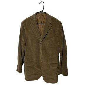 Kiton Blazer Mens Size 42R US Brown Corduroy Jacket Coat Napoli Cotton Cashmere